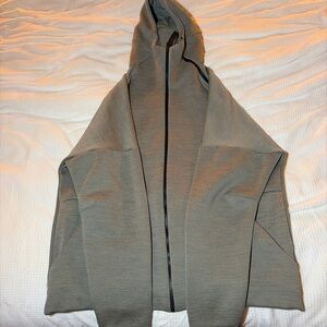 Adidas Taupe Zip-Up Hoodie